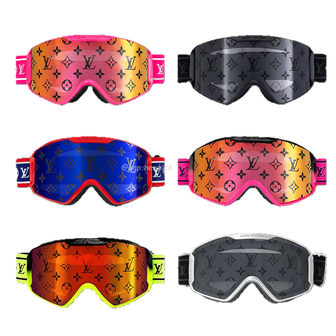 Louis Vuitton Lv Ski Mask Yellow Blue Black Pink Silvery White (1) - www.newkick.vip